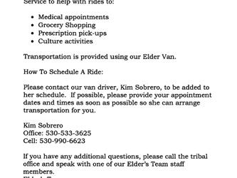 Elder Driver Service